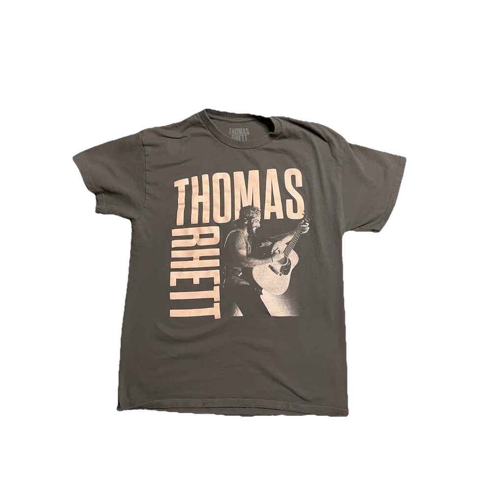 Thomas Rhett 2024 Official USA Tour Merch T-Shirt Medium Gray And Pink